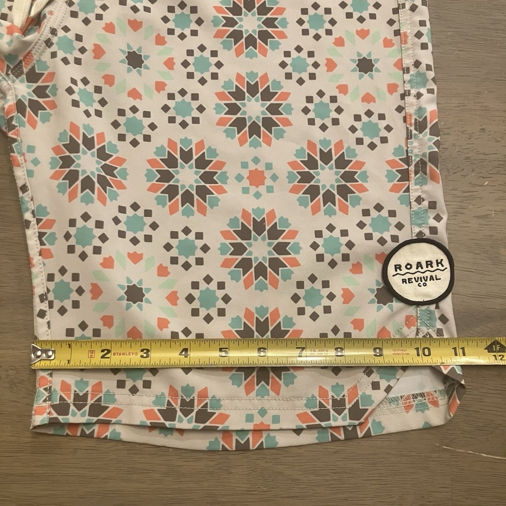 Roark Multicolor Patterned Swim Board Shorts - Picture 10 of 10